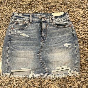 Super stretch American eagle denim skirt